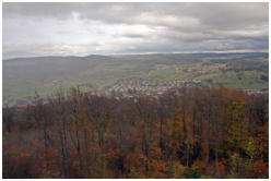 Blick nach Gomadingen