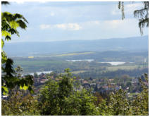 Gipfelblick auf Hohenberg an der Eger